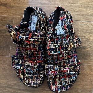 Steve Madden Mona Sandals with Multicolor Tweed